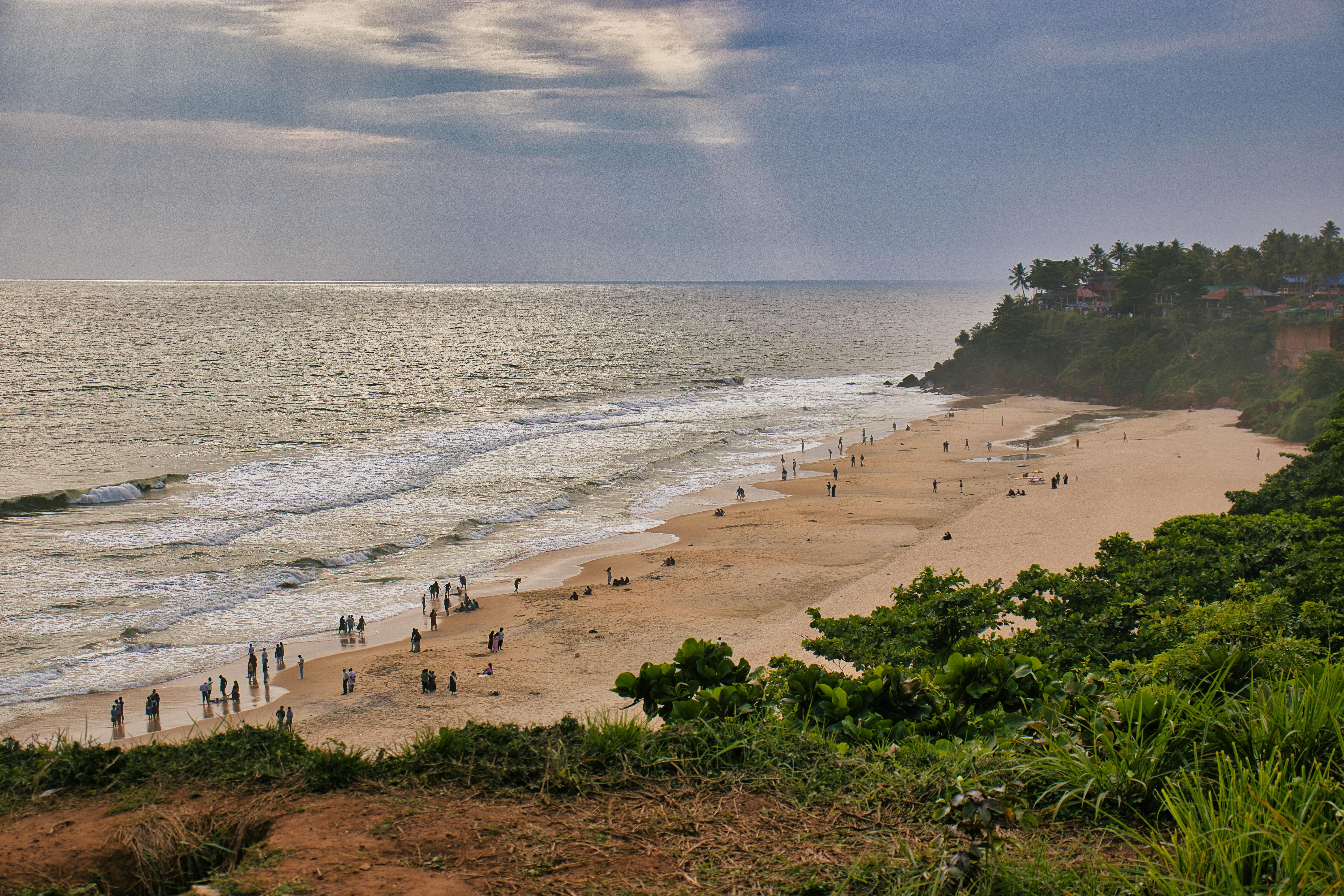 Varkala Cliff and Beach